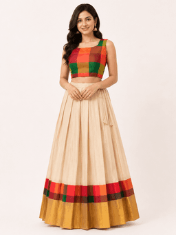 PATTUPAVADA AND BLOUSE thumbnail 1